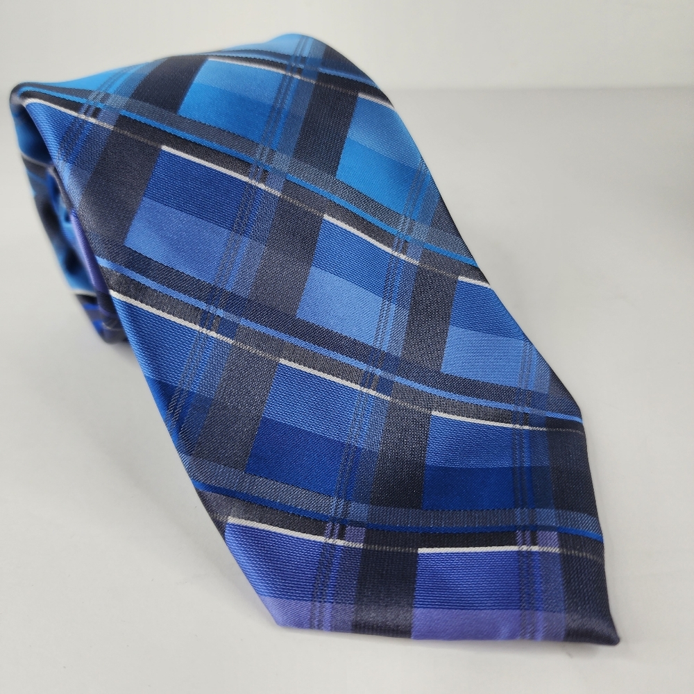 ARROW Blue Plaid Tie.